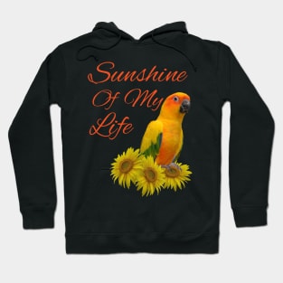 Sun Conure Parrot Sunshine Sunflower Hoodie